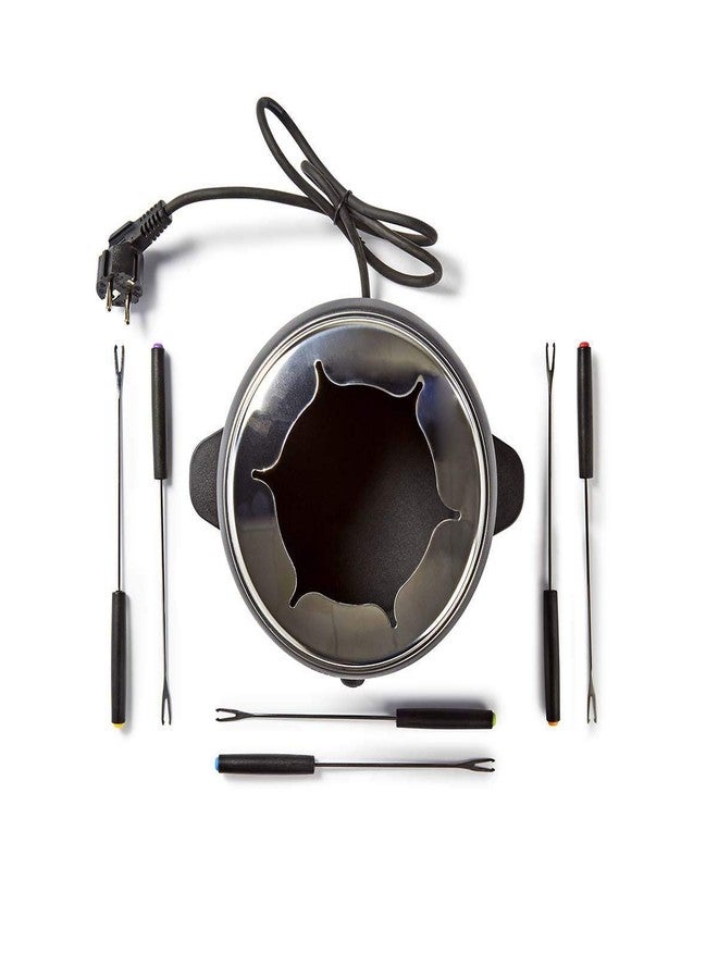 نيديس طقم فوندو نيديس مع شوكة | صانع فوندو | 6 أشخاص | 2.3 لتر - Image 4